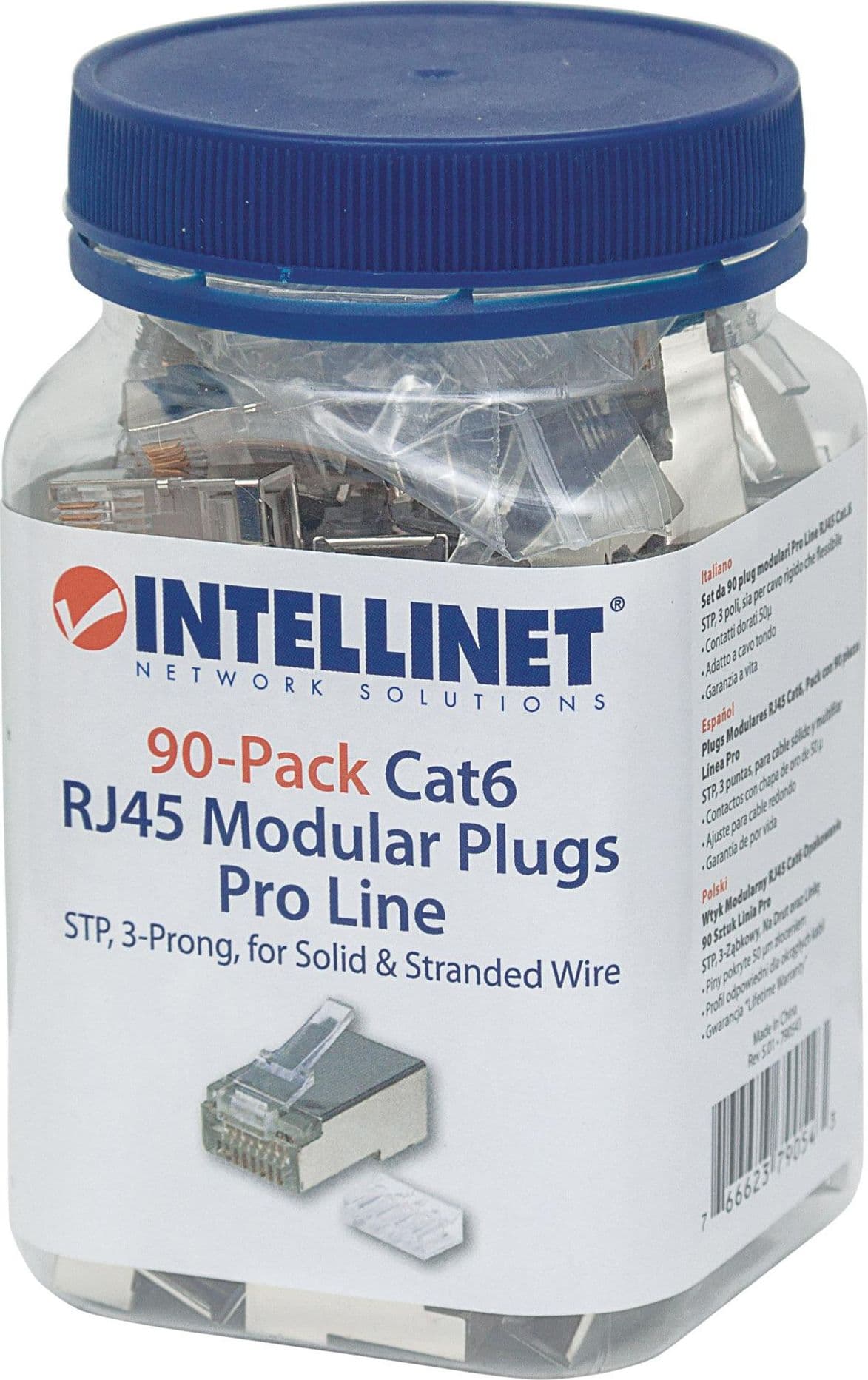 Set da 90 Plug Modulari Pro Line RJ45 Cat.6 UTP in Cavi Ethernet Scontolo.net - Potenza, commercioVirtuoso.it