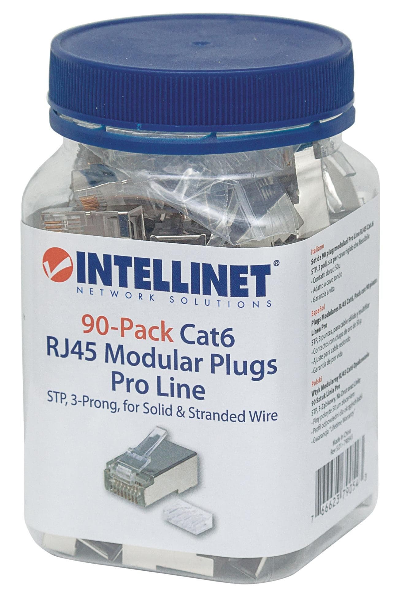 Set da 90 Plug Modulari Pro Line RJ45 Cat.6 UTP in Cavi Ethernet Scontolo.net - Potenza, commercioVirtuoso.it