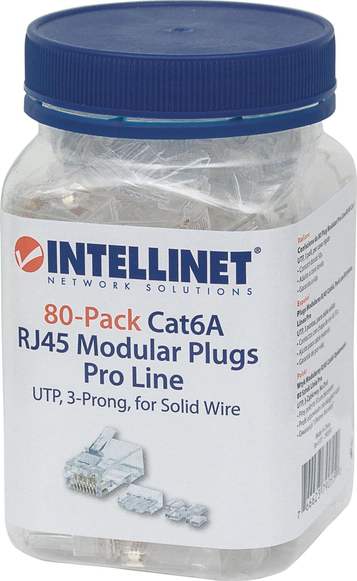 Confezione da 80 Plug Modulari Pro Line RJ45 Cat.6A UTP in Cavi Ethernet Scontolo.net - Potenza, commercioVirtuoso.it