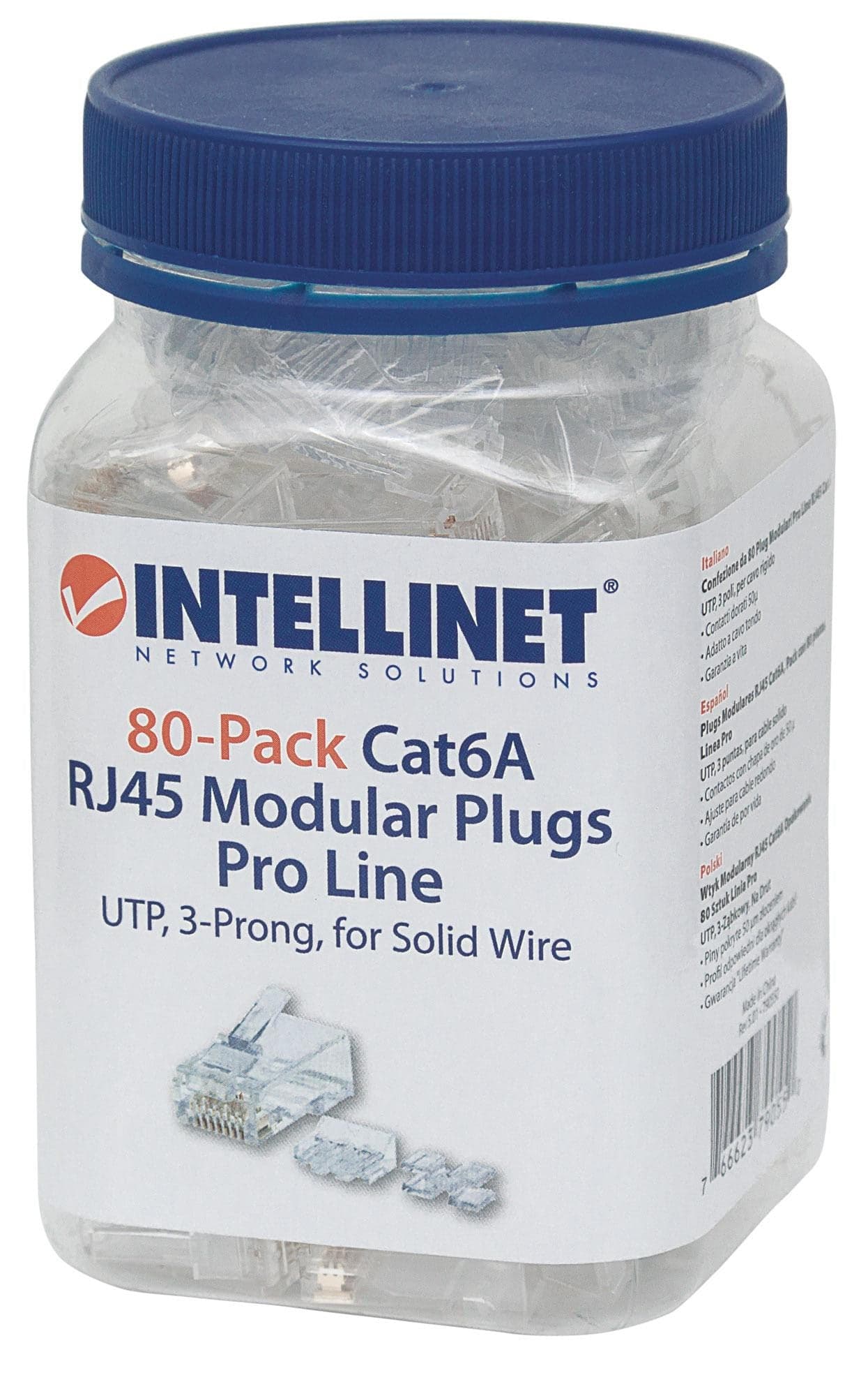 Confezione da 80 Plug Modulari Pro Line RJ45 Cat.6A UTP in Cavi Ethernet Scontolo.net - Potenza, commercioVirtuoso.it