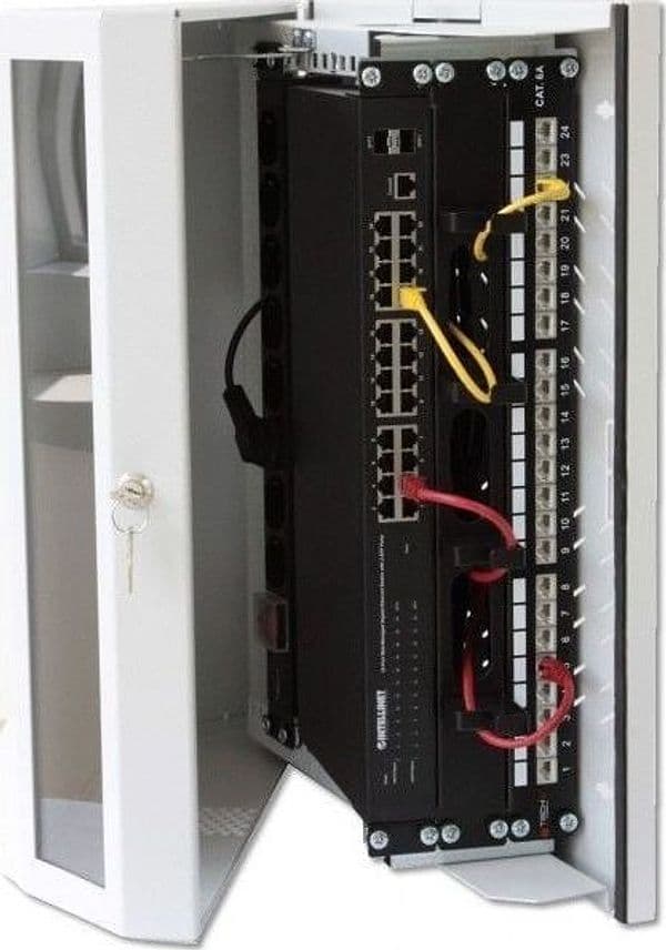 Armadio a muro 19'' 8 Unit&agrave Grigio in Armadi Scontolo.net - Potenza, commercioVirtuoso.it