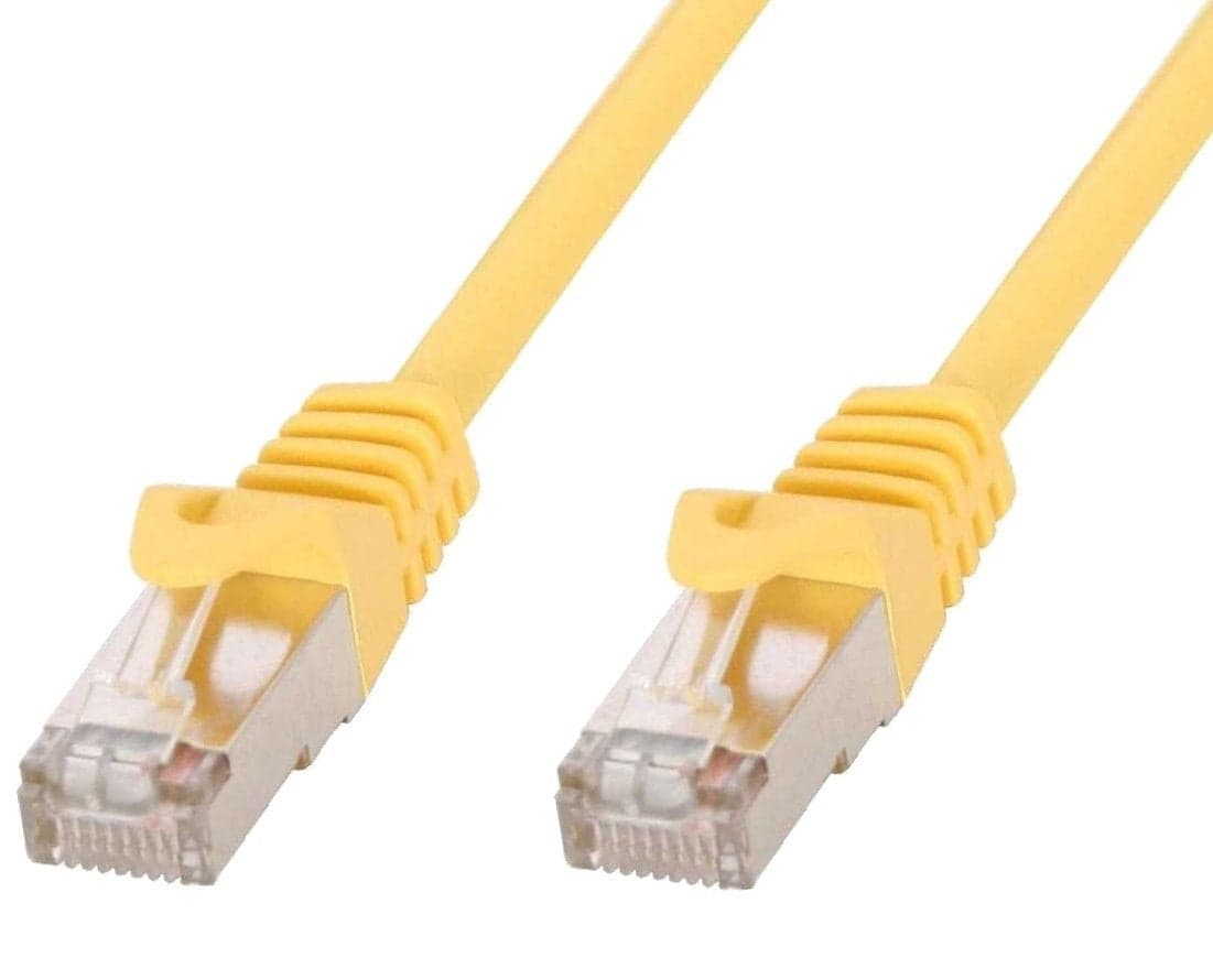 Cavo di rete Patch in rame Cat.6 Giallo SFTP LSZH 0,5m in Cavi Ethernet Scontolo.net - Potenza, commercioVirtuoso.it