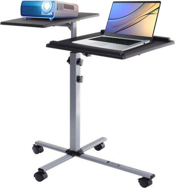 Carrello per Proiettore e Notebook a Due Ripiani Regolabile in Altezza in Supporti per proiettori Scontolo.net - Potenza, commercioVirtuoso.it