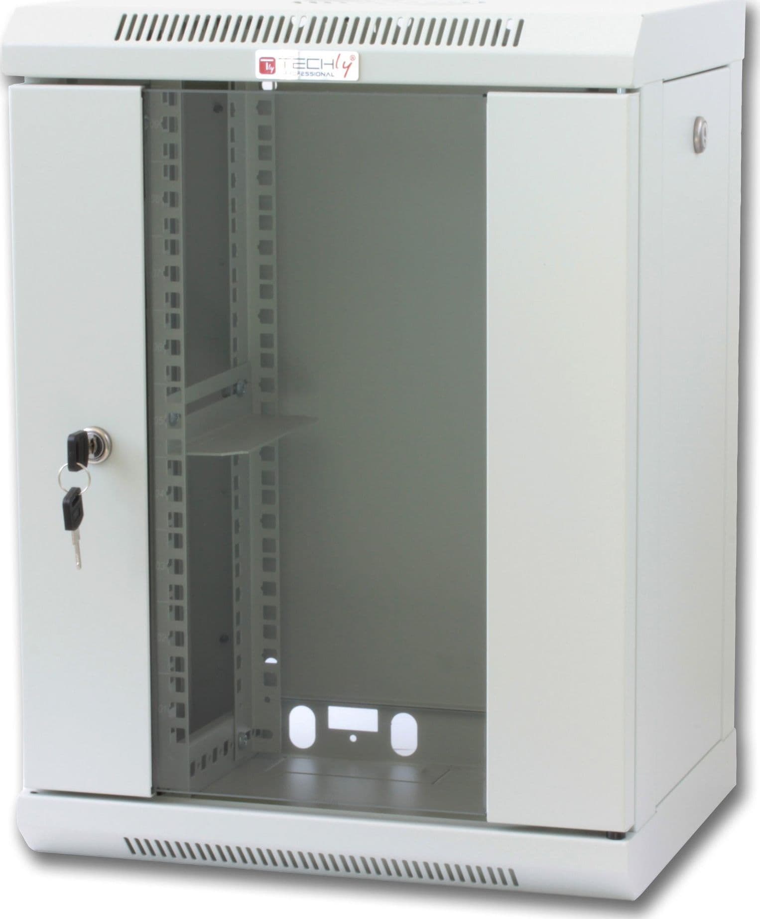 Armadio Rack 10'' a muro 9 unit&agrave con pannelli asportabili Grigio prof. 300 mm in  Scontolo.net - Potenza, commercioVirtuoso.it