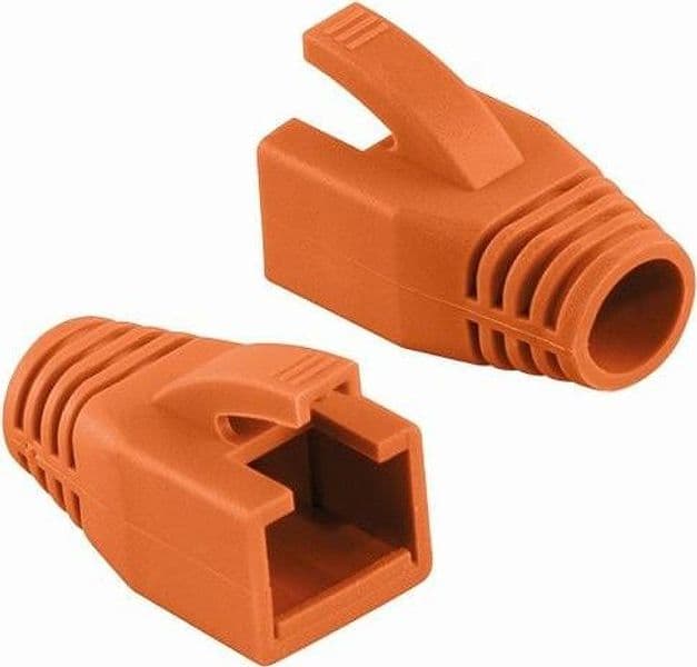 Copriconnettore per Plug RJ45 Cat.6 8mm Arancione in Cavi Ethernet Scontolo.net - Potenza, commercioVirtuoso.it