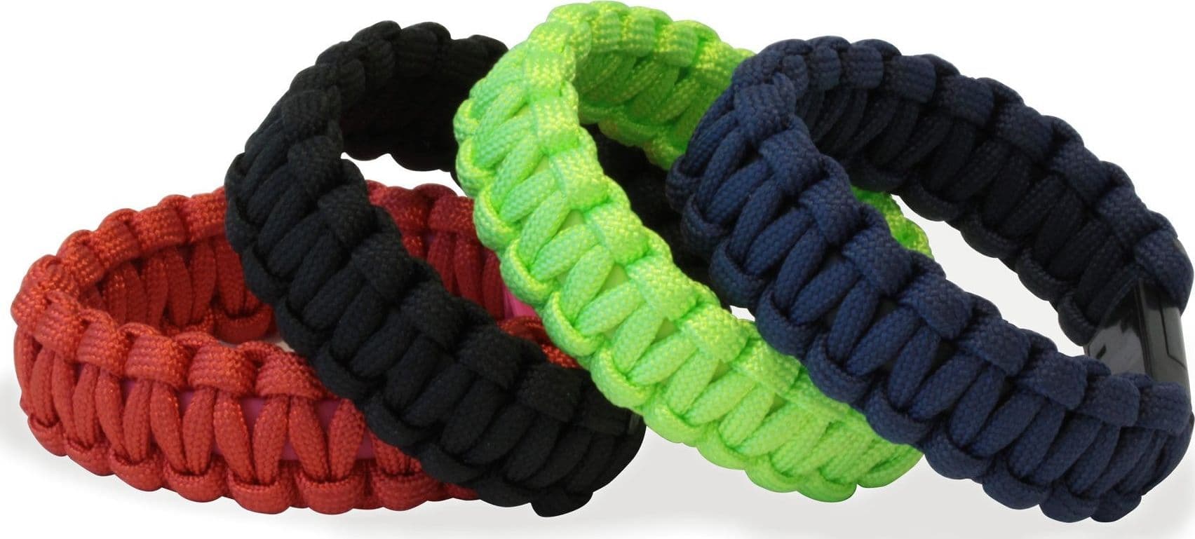 Bracciale Paracord con Micro USB Verde