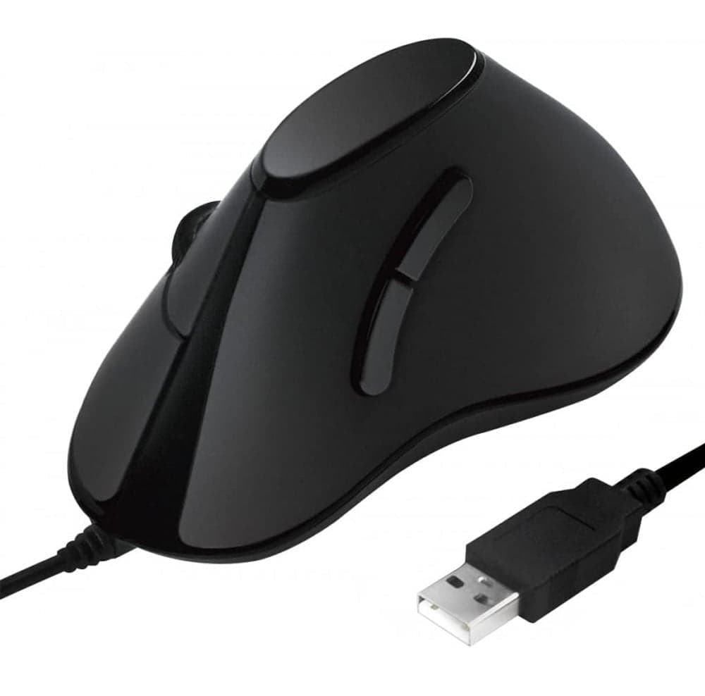 Mouse Verticale Ottico Ergonomico USB 1000dpi Nero in  Scontolo.net - Potenza, commercioVirtuoso.it