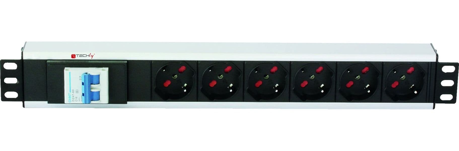 Multipresa 6 Posti da Rack 19'' con Magnetotermico Spina C20 1,5U in Multiprese Scontolo.net - Potenza, commercioVirtuoso.it