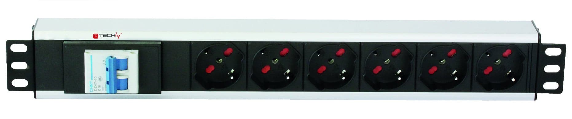 Multipresa 6 Posti da Rack 19'' con Magnetotermico Spina C20 1,5U in Multiprese Scontolo.net - Potenza, commercioVirtuoso.it