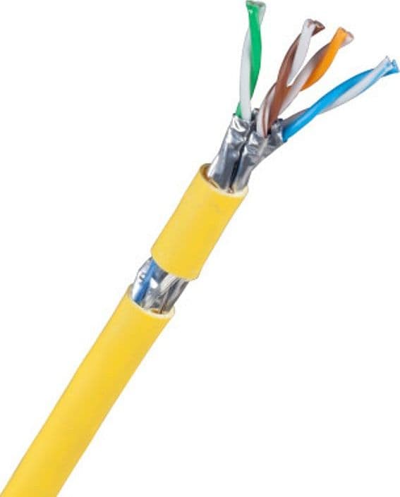 Matassa S/FTP Cavo Cat.7A 100m Rigido PIMF Giallo in Cavi Ethernet Scontolo.net - Potenza, commercioVirtuoso.it