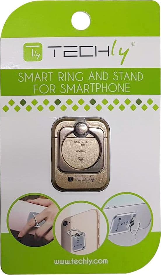 Anello e Supporto per Smartphone Oro