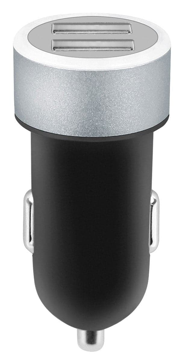 Caricatore da Auto 2 USB con uscita 2,4A Nero in Caricabatterie da auto Scontolo.net - Potenza, commercioVirtuoso.it