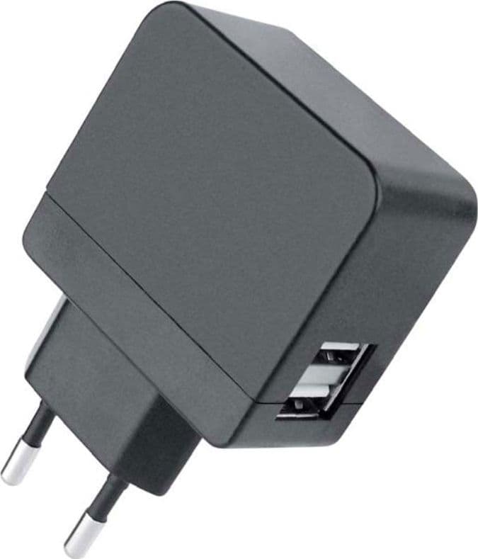 Caricatore 2 USB 2,1A Compatto Spina Europea 2 pin Nero in Caricabatterie da muro Scontolo.net - Potenza, commercioVirtuoso.it