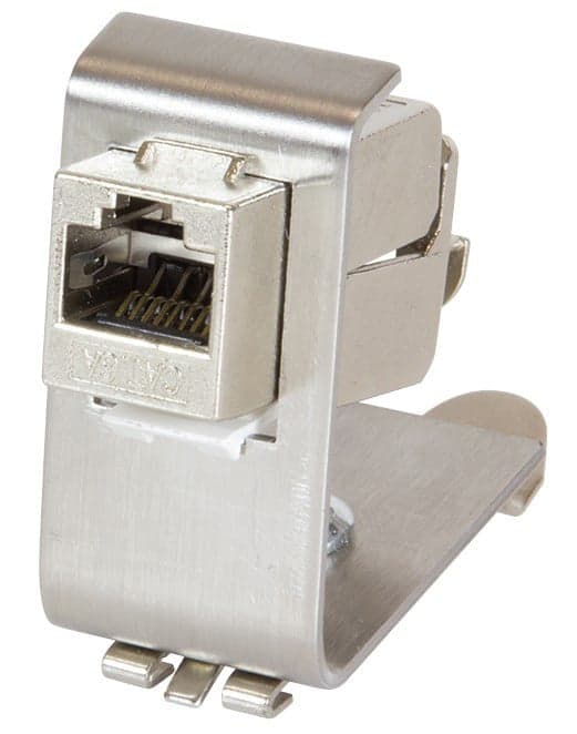 Adattatore per Modulo Keystone 1xRJ45 per guida DIN in Supporti Scontolo.net - Potenza, commercioVirtuoso.it