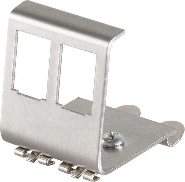 Adattatore per Moduli Keystone 2xRJ45 per guida DIN in Supporti Scontolo.net - Potenza, commercioVirtuoso.it