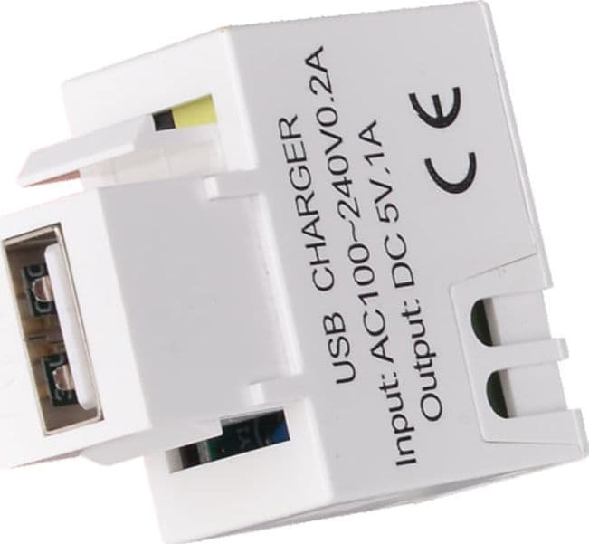 Presa USB con aggancio Keystone per Ricarica