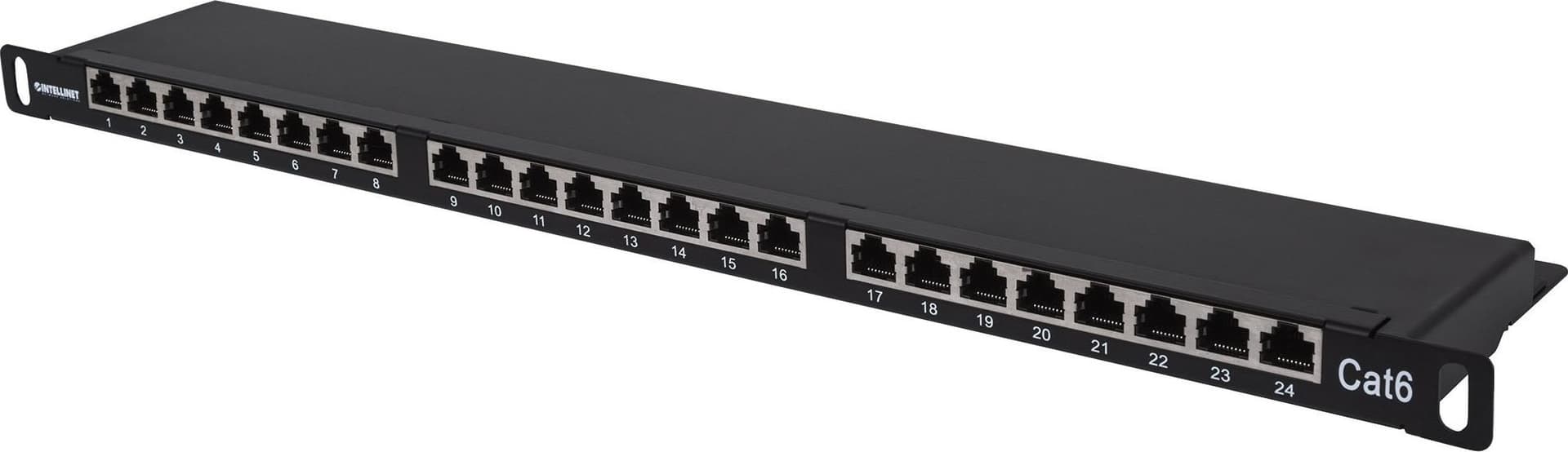 Pannello Patch 24 posti 19'' 0.5U Cat6 FTP Nero in Pannelli patch Ethernet Scontolo.net - Potenza, commercioVirtuoso.it