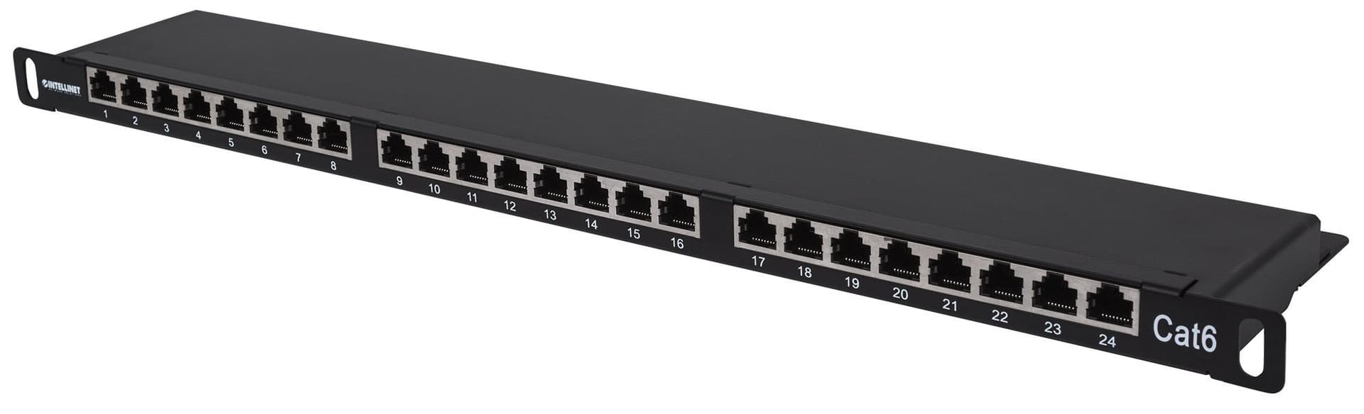 Pannello Patch 24 posti 19'' 0.5U Cat6 FTP Nero in Pannelli patch Ethernet Scontolo.net - Potenza, commercioVirtuoso.it