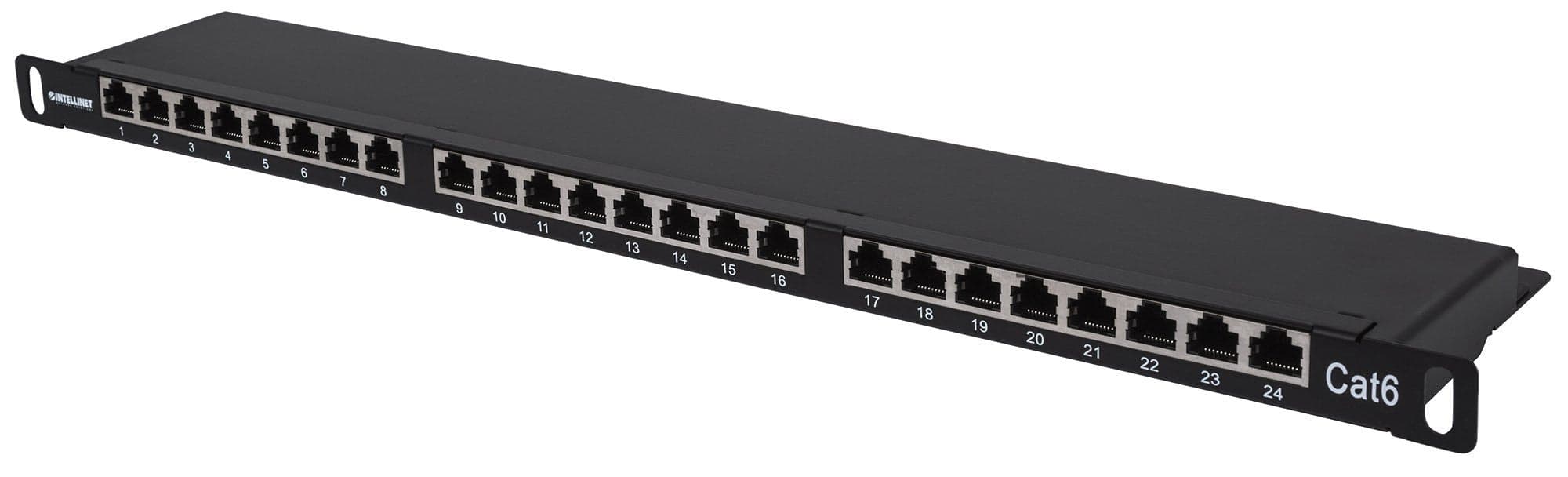 Pannello Patch 24 posti 19'' 0.5U Cat6 FTP Nero in Pannelli patch Ethernet Scontolo.net - Potenza, commercioVirtuoso.it