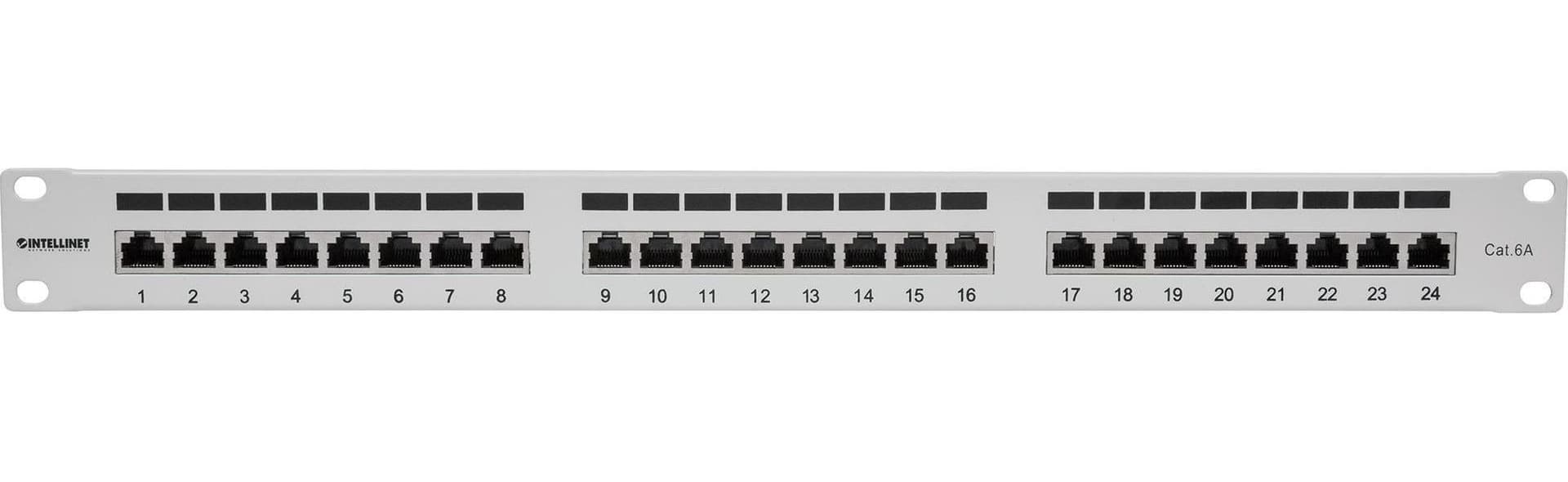 Pannello Patch FTP 24 porte 19'' Cat6a Grigio in Cavi Ethernet Scontolo.net - Potenza, commercioVirtuoso.it