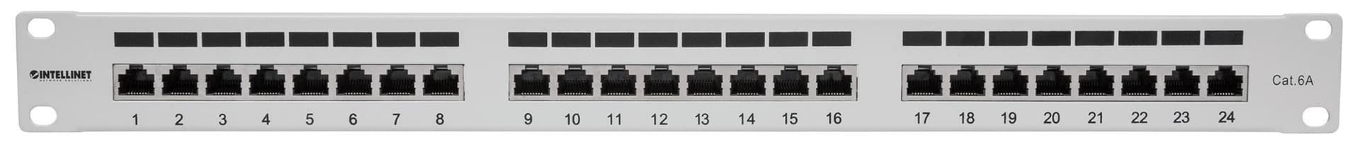 Pannello Patch FTP 24 porte 19'' Cat6a Grigio in Cavi Ethernet Scontolo.net - Potenza, commercioVirtuoso.it