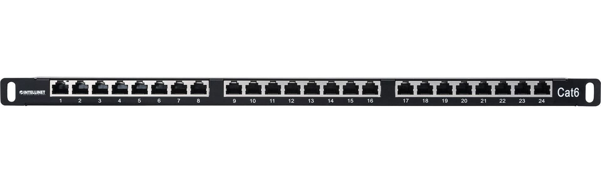 Pannello Patch 24 posti 19'' 0.5U Cat6 FTP Nero in Pannelli patch Ethernet Scontolo.net - Potenza, commercioVirtuoso.it