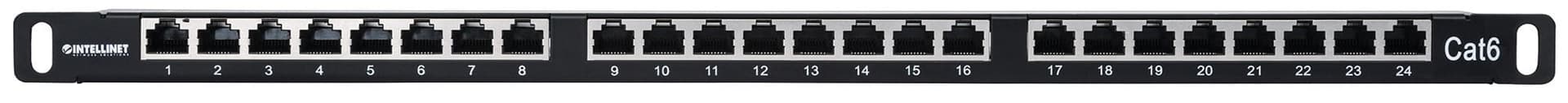 Pannello Patch 24 posti 19'' 0.5U Cat6 FTP Nero in Pannelli patch Ethernet Scontolo.net - Potenza, commercioVirtuoso.it