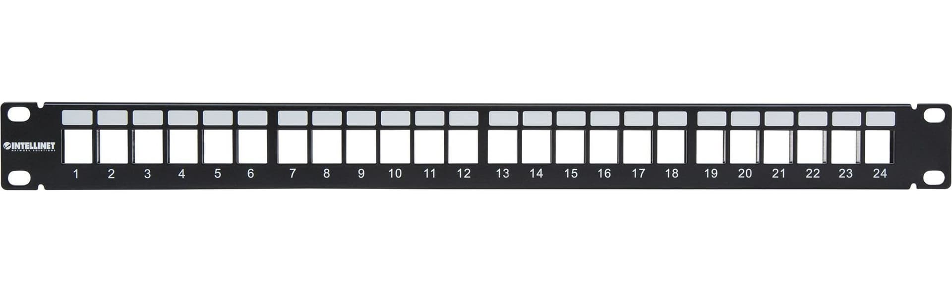 Pannello Patch Modulare Senza Frutti 24 Posti Nero in Pannelli patch Ethernet Scontolo.net - Potenza, commercioVirtuoso.it