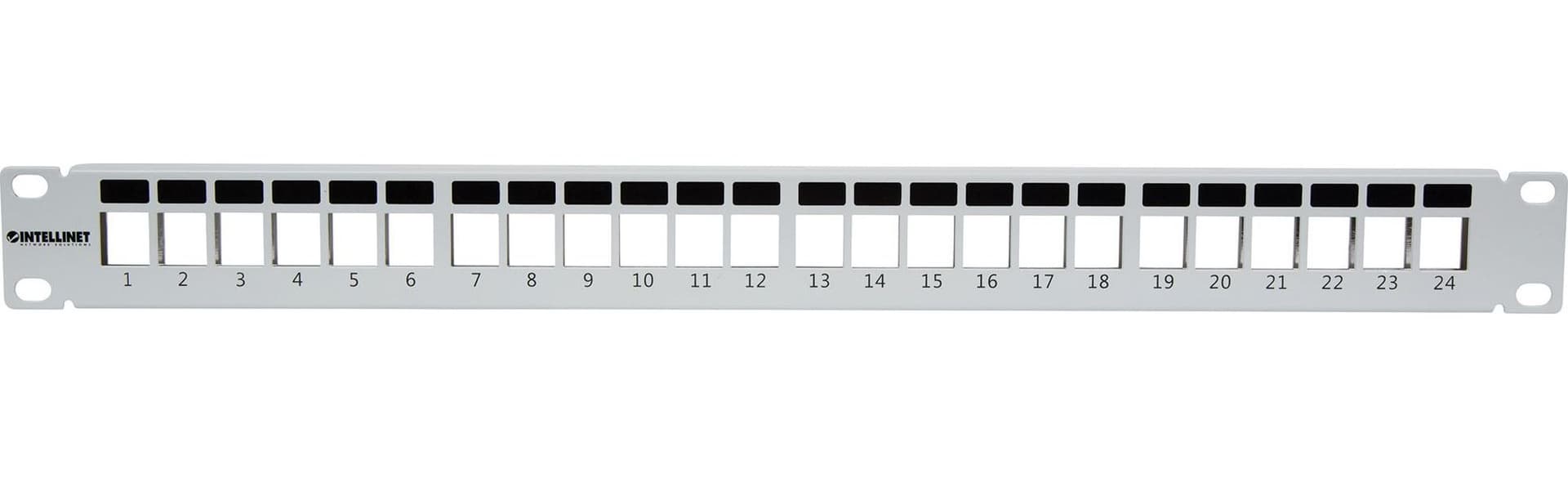 Pannello Patch Modulare Senza Frutti 24 Posti Grigio in Pannelli patch Ethernet Scontolo.net - Potenza, commercioVirtuoso.it