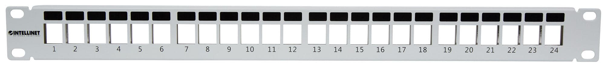 Pannello Patch Modulare Senza Frutti 24 Posti Grigio in Pannelli patch Ethernet Scontolo.net - Potenza, commercioVirtuoso.it