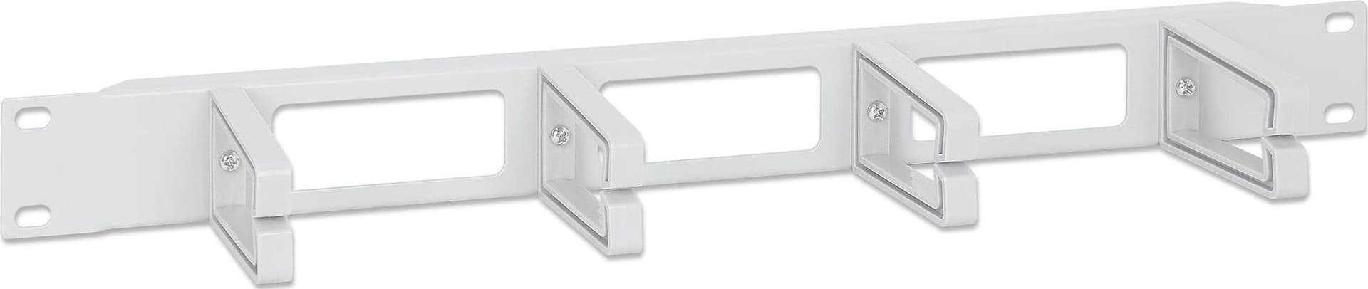 Pannello Passacavi 19'' 4 anelli in plastica 1U Grigio in Raccordi per tubi Scontolo.net - Potenza, commercioVirtuoso.it