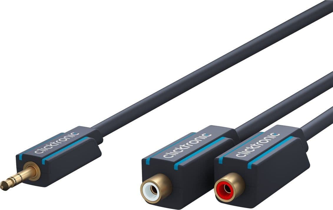 Cavo Audio Stereo 2 RCA F a Jack 3.5 mm M 0,10 m Alta Qualit&agrave in Connettori RCA Scontolo.net - Potenza, commercioVirtuoso.it