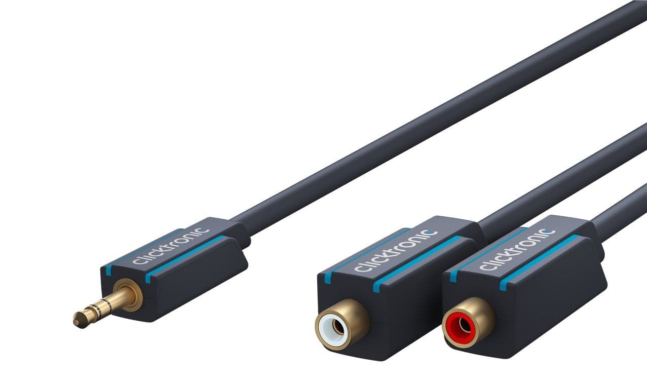 Cavo Audio Stereo 2 RCA F a Jack 3.5 mm M 0,10 m Alta Qualit&agrave in Connettori RCA Scontolo.net - Potenza, commercioVirtuoso.it