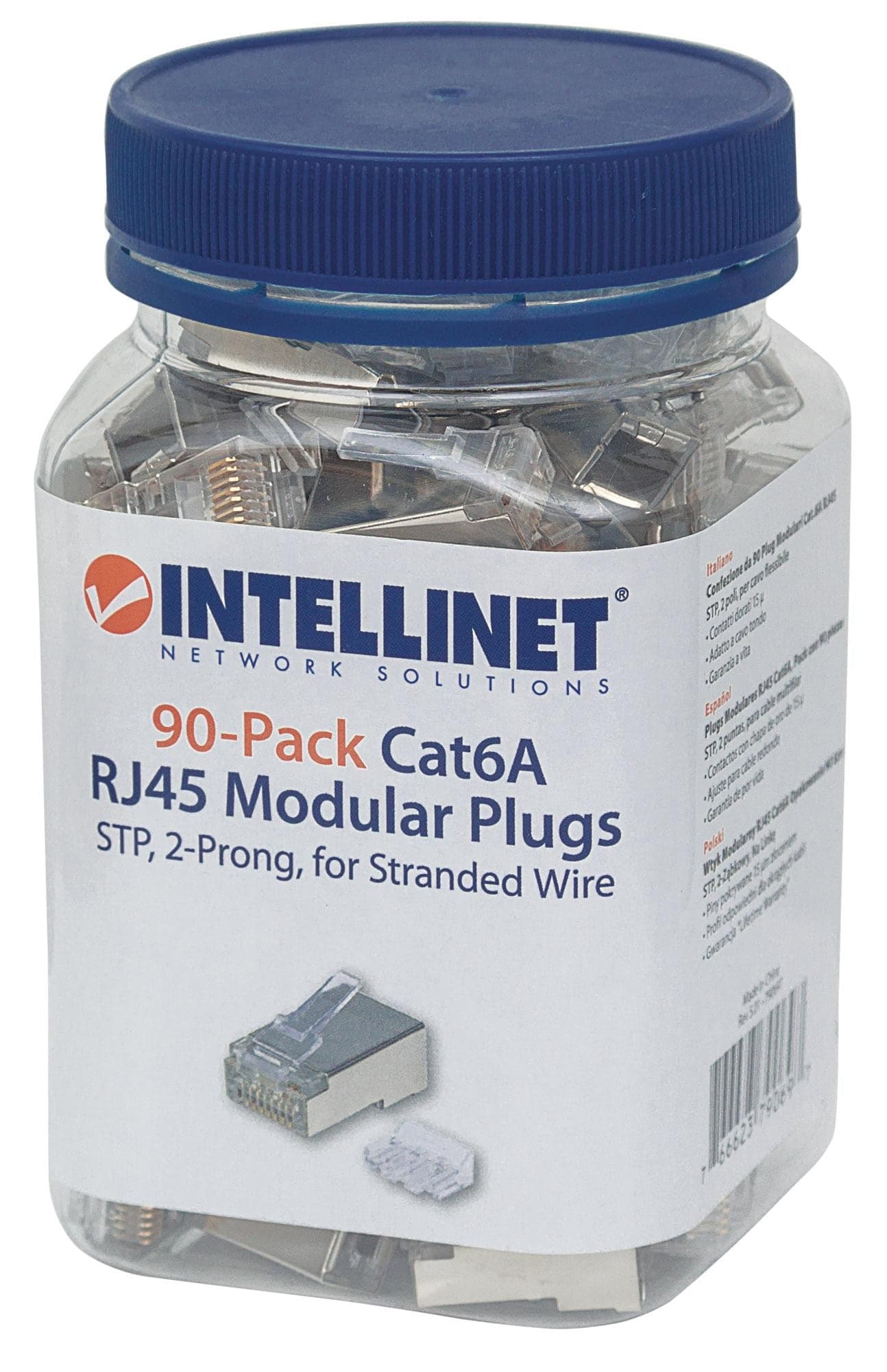 Confezione da 90 Plug Modulari Cat.6A RJ45 STP in Cavi Scontolo.net - Potenza, commercioVirtuoso.it