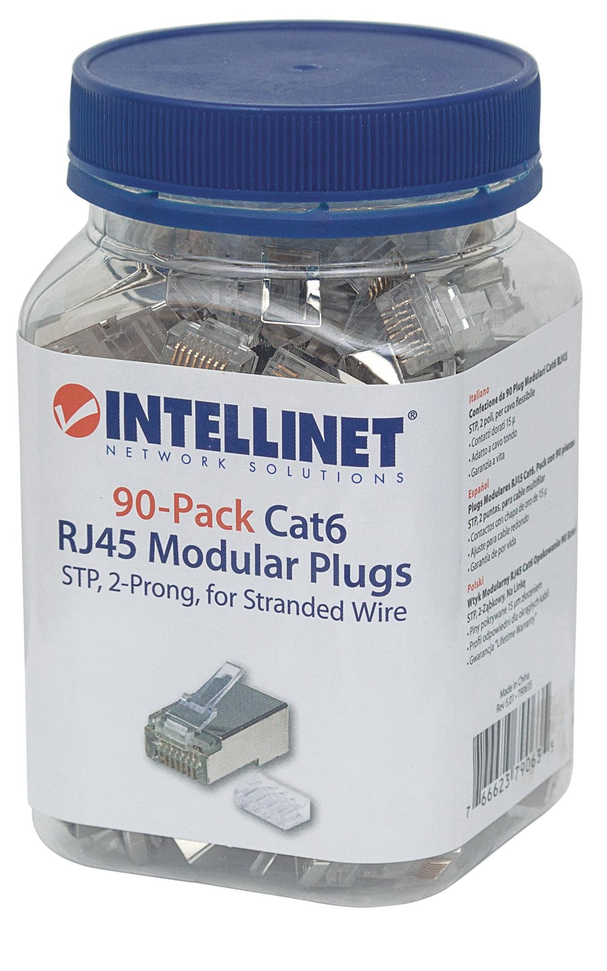 Confezione da 90 Plug Modulari Cat6 RJ45 STP in Cavi Ethernet Scontolo.net - Potenza, commercioVirtuoso.it