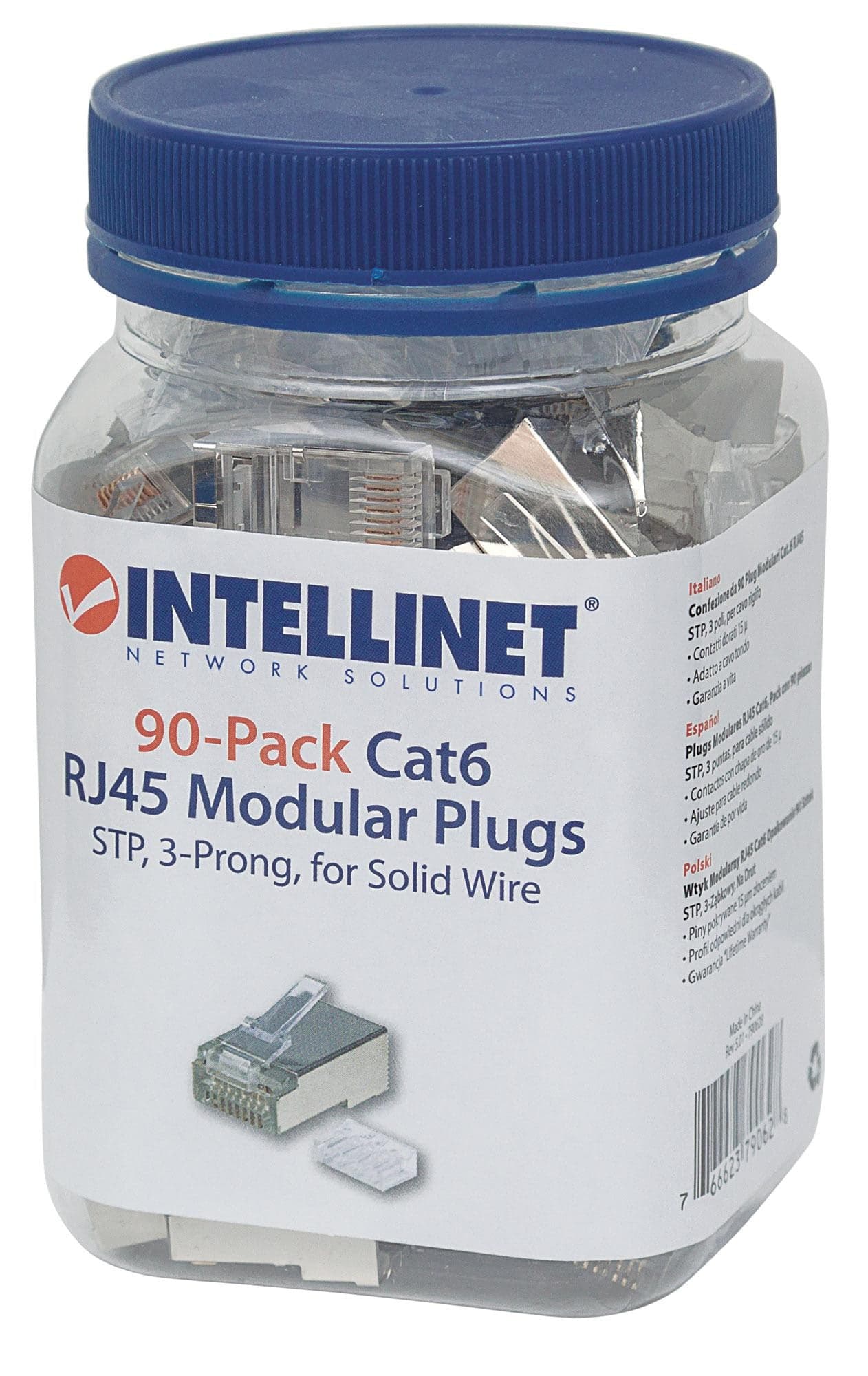 Confezione da 90 Plug Modulari Cat.6 RJ45 STP in Cavi Ethernet Scontolo.net - Potenza, commercioVirtuoso.it