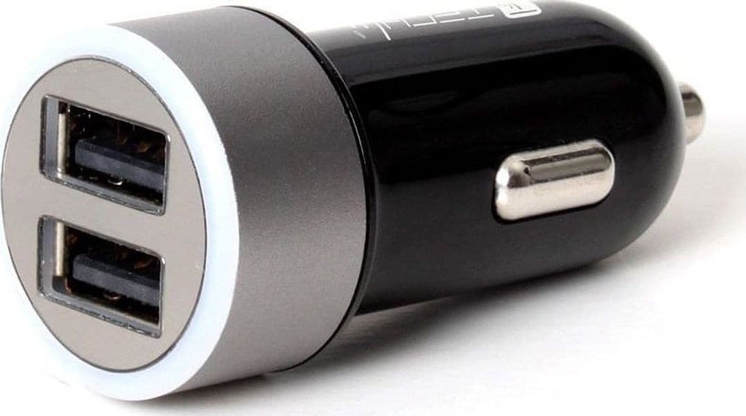 Caricatore da Auto Universale 2 Porte USB con Uscita 4,8A Nero in Caricabatterie da auto Scontolo.net - Potenza, commercioVirtuoso.it