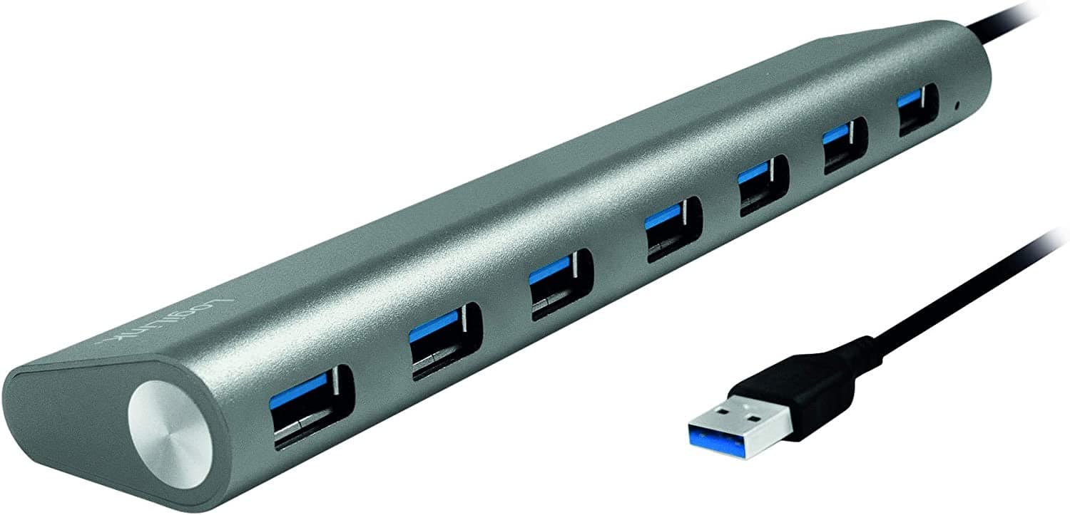 Hub USB 3.0 SuperSpeed 7 porte Alluminio Silver in  Scontolo.net - Potenza, commercioVirtuoso.it