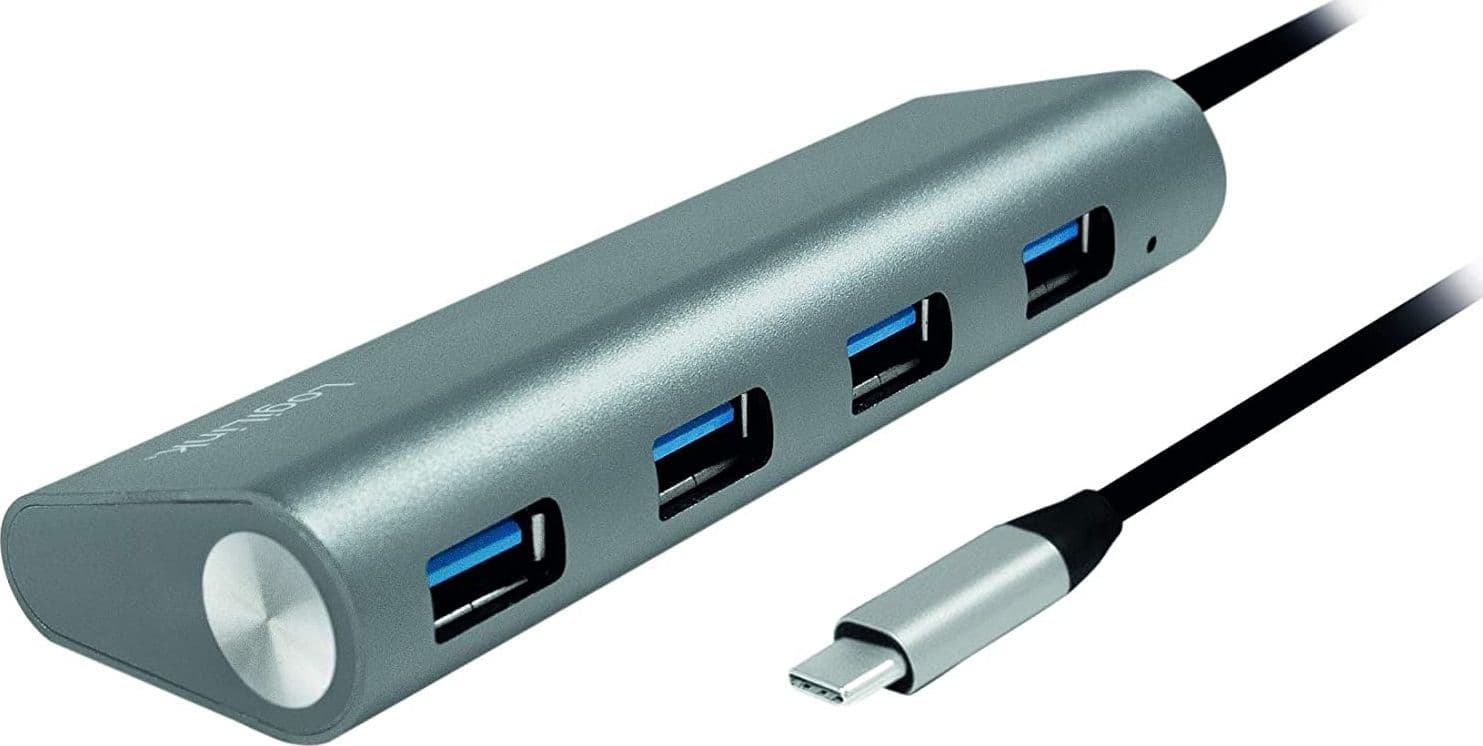 Hub USB-C&trade SuperSpeed 4 Porte Alluminio Silver in  Scontolo.net - Potenza, commercioVirtuoso.it