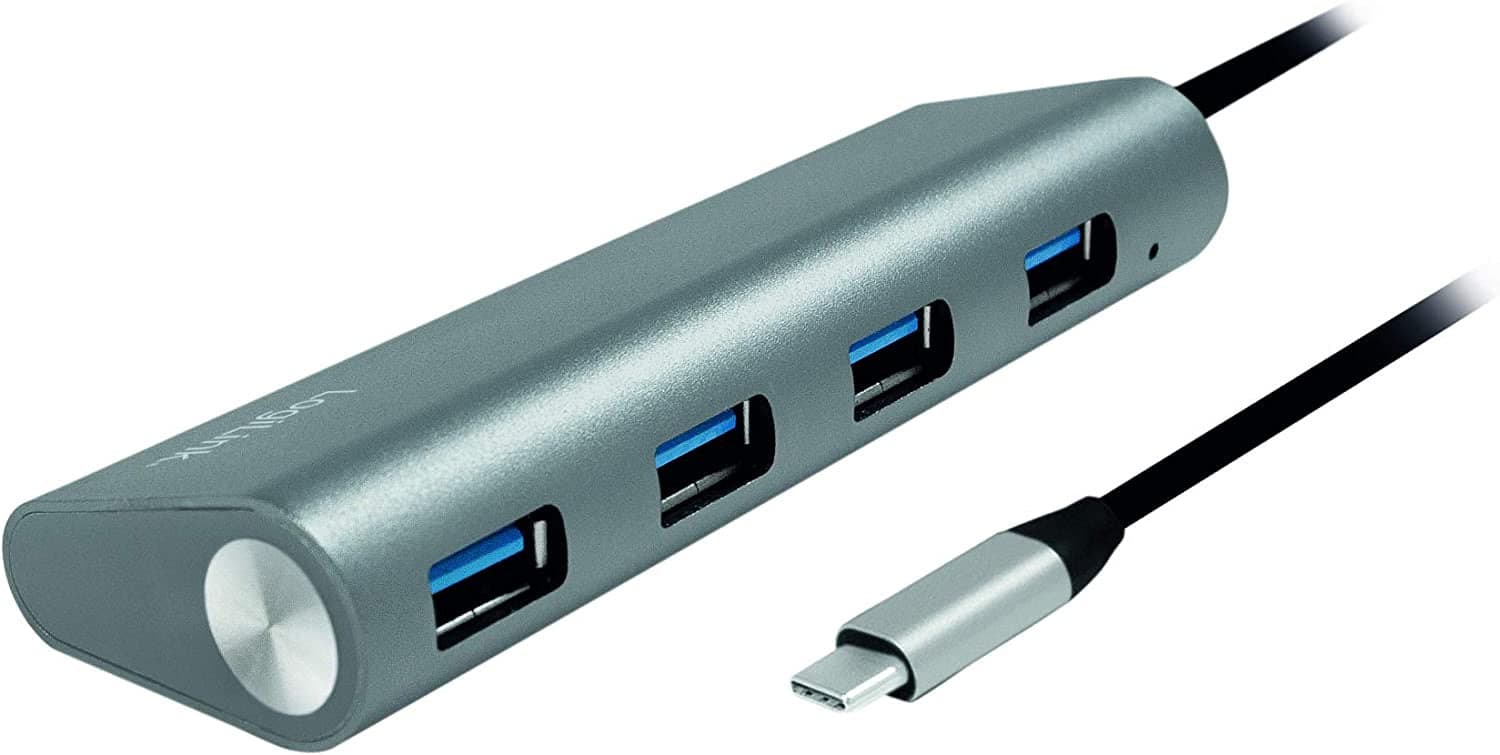 Hub USB-C&trade SuperSpeed 4 Porte Alluminio Silver in  Scontolo.net - Potenza, commercioVirtuoso.it