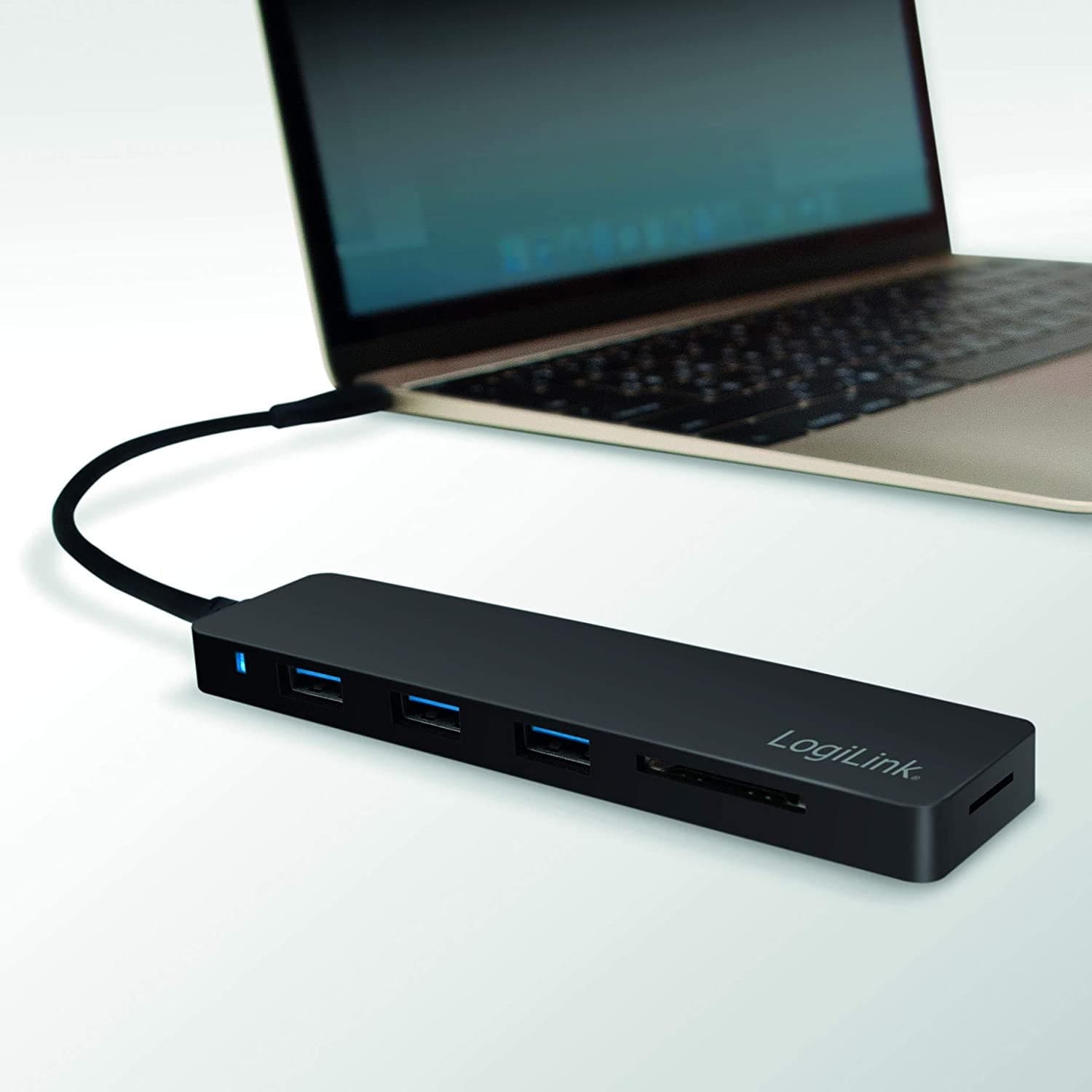 Hub USB-C SuperSpeed 3 Porte USB3.0 A Femmina con Card Reader Nero in  Scontolo.net - Potenza, commercioVirtuoso.it