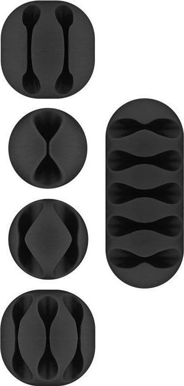 Clip Fermacavo Set da 5 pz Varie Misure Nero in Clip fermacavi da parete Scontolo.net - Potenza, commercioVirtuoso.it