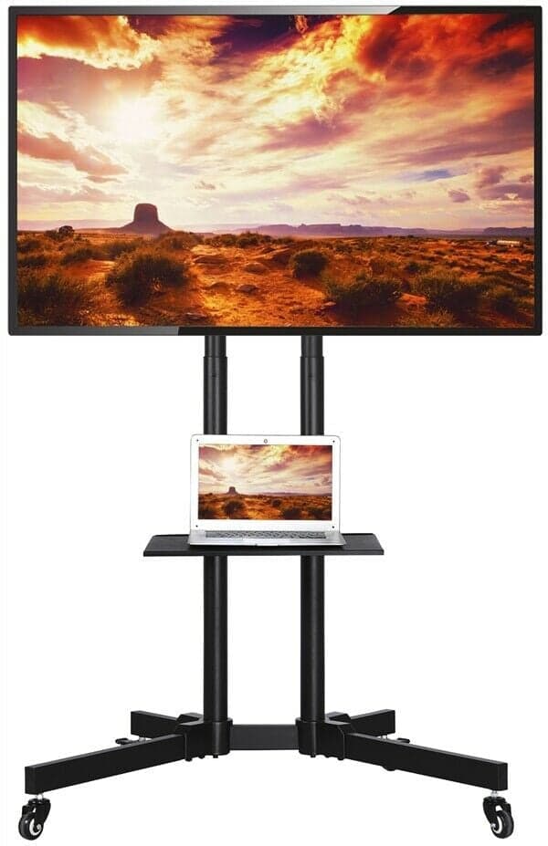Trolley da Pavimento con Mensola per TV LCD/LED/Plasma 37-70'' in Mobili Scontolo.net - Potenza, commercioVirtuoso.it