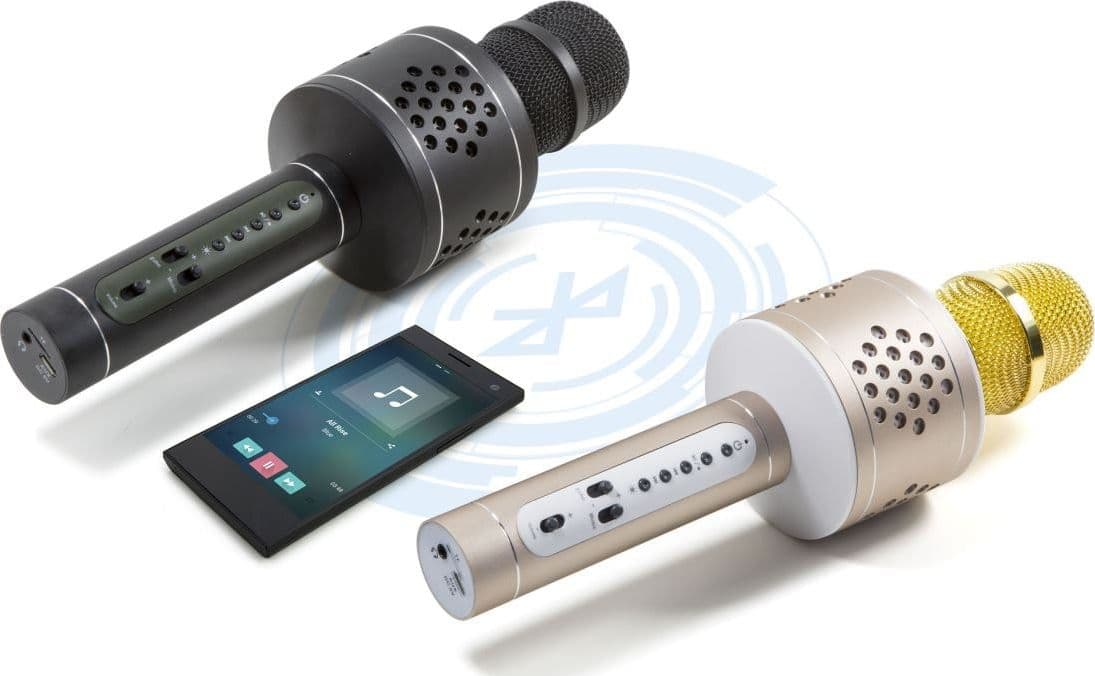 Microfono Karaoke Bluetooth con TWS per Cantare in Duetto Nero, BT-X35 in Console Karaoke Scontolo.net - Potenza, commercioVirtuoso.it