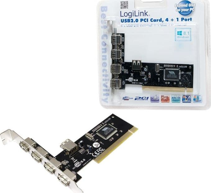 Scheda PCI 4+1 porte USB 2.0