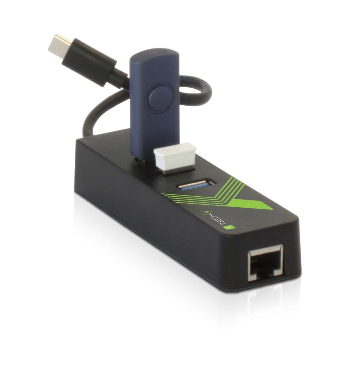 Adattatore Convertitore USB-C&trade Ethernet Gigabit con Hub 3 porte USB-A 3.0 in Adattatori USB wireless Scontolo.net - Potenza, commercioVirtuoso.it