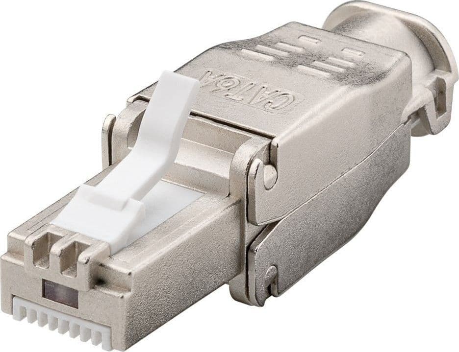 Plug RJ45 Cat.6A Schermato STP Tooless con fermacavo in Cavi Ethernet Scontolo.net - Potenza, commercioVirtuoso.it
