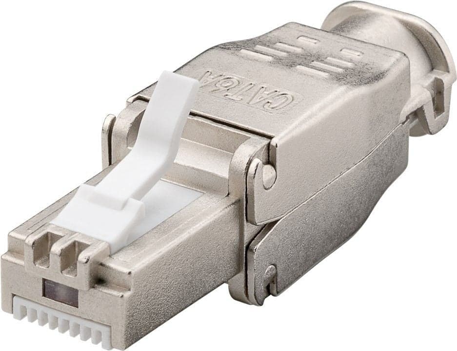 Plug RJ45 Cat.6A Schermato STP Tooless con fermacavo in Cavi Ethernet Scontolo.net - Potenza, commercioVirtuoso.it