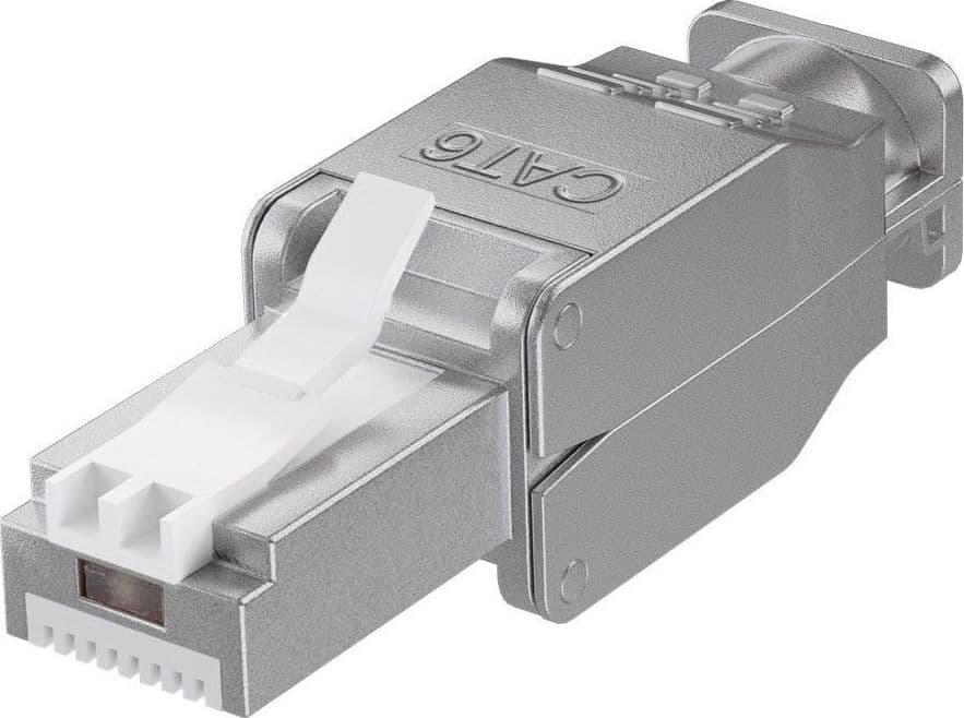 Plug RJ45 Cat.6 Schermato STP Tooless con fermacavo in Cavi Ethernet Scontolo.net - Potenza, commercioVirtuoso.it
