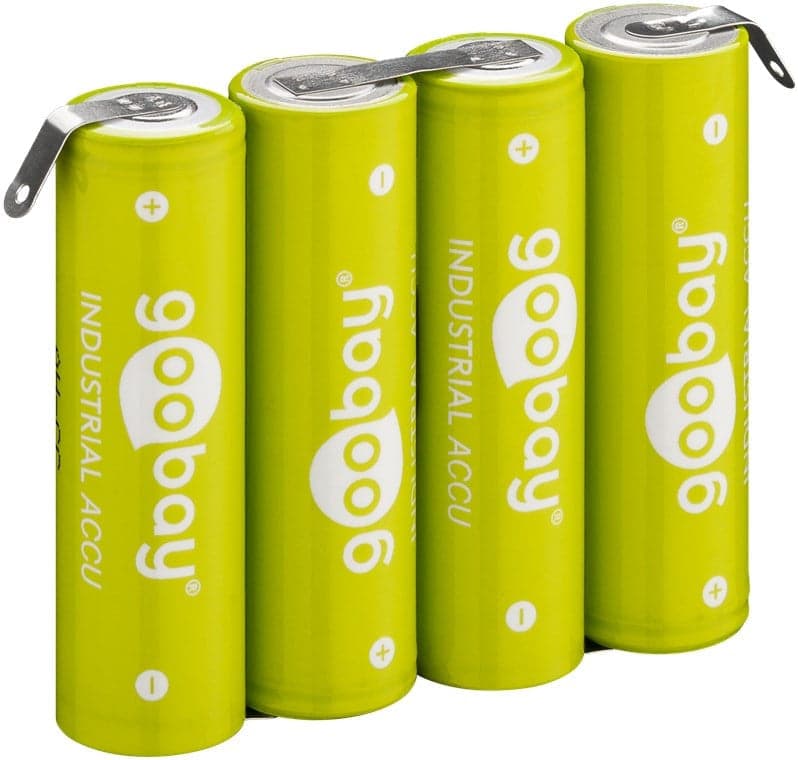 Batterie ricaricabili NiMH 4xAA HR6 2100 mAh 4.8V a saldare in Pile ricaricabili Scontolo.net - Potenza, commercioVirtuoso.it